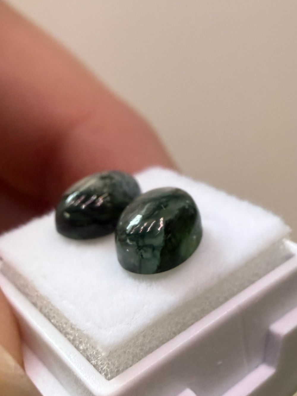 Moss Agate Cabochons - Picture 3 of 15